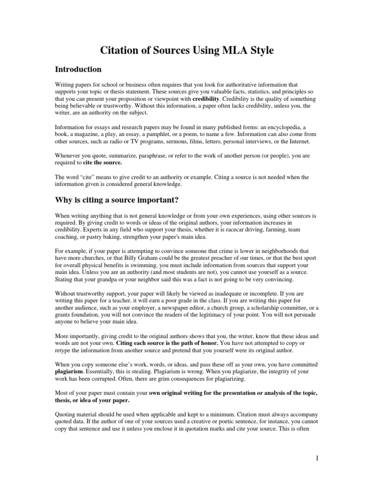 how to credit the author how do i know when i must give credit for a source